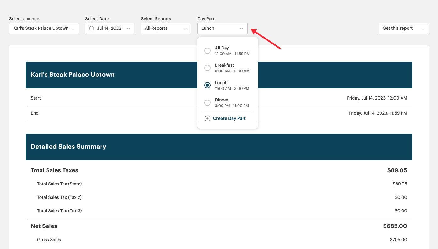 How to View Your End of Day Reports