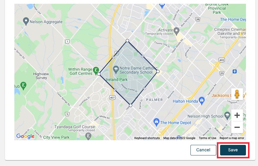 How do I Set Up Delivery Boundaries and Delivery Fees for Online Ordering?