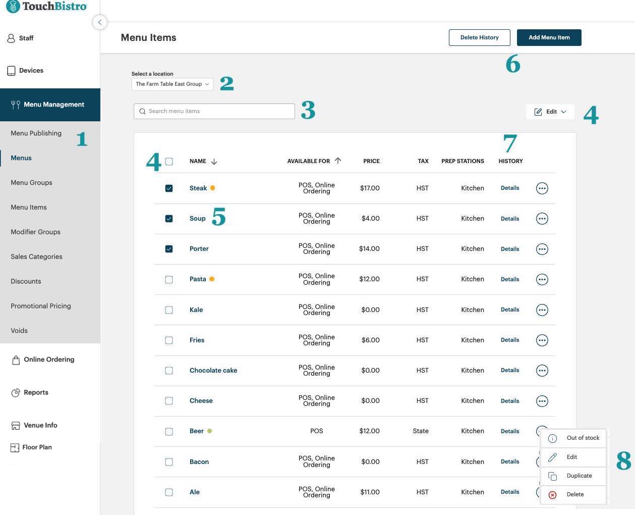 Menu Management How to Use Menu Management