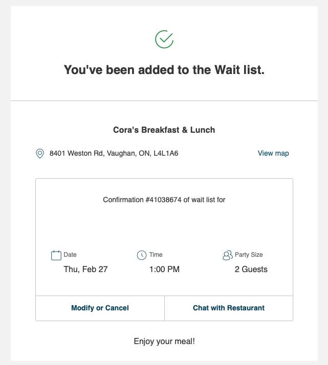How Do I Use the Waiting List in the TouchBistro Reservations App?