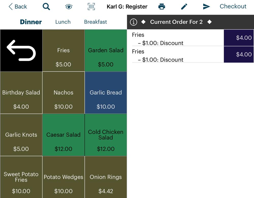 How Do I Modify or Reorder an Ordered Menu Item?